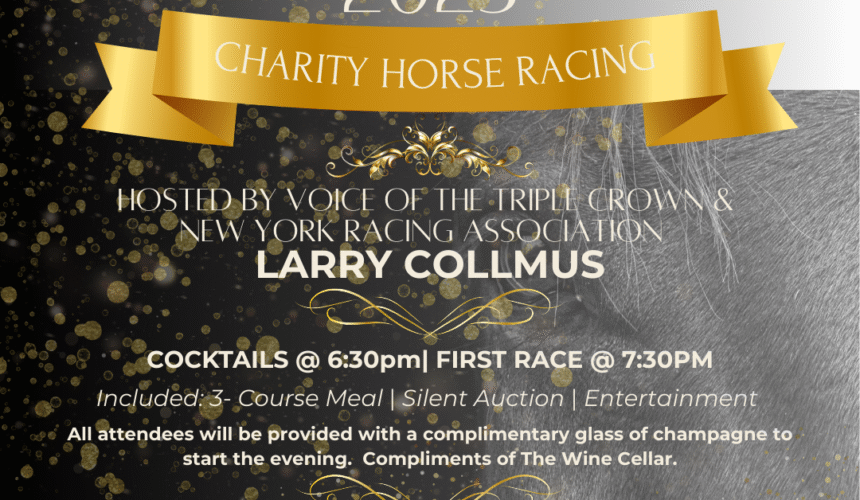 ANNOUNCEMENT: SAVE THE DATE FOR THE ANNUAL SURF AND TURF HORSE RACING EVENT!